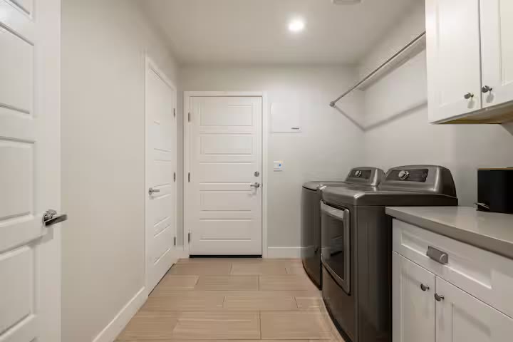 Stylish & Perfect for Families - Laundry Room Stylish & Perfect for Families laundry room at a direct-booking vacation rental in Phoenix, Arizona