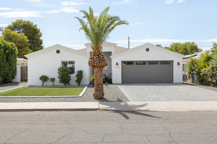 Stylish & Perfect for Families - Front Exterior Stylish & Perfect for Families front exterior at a direct-booking vacation rental in Phoenix, Arizona