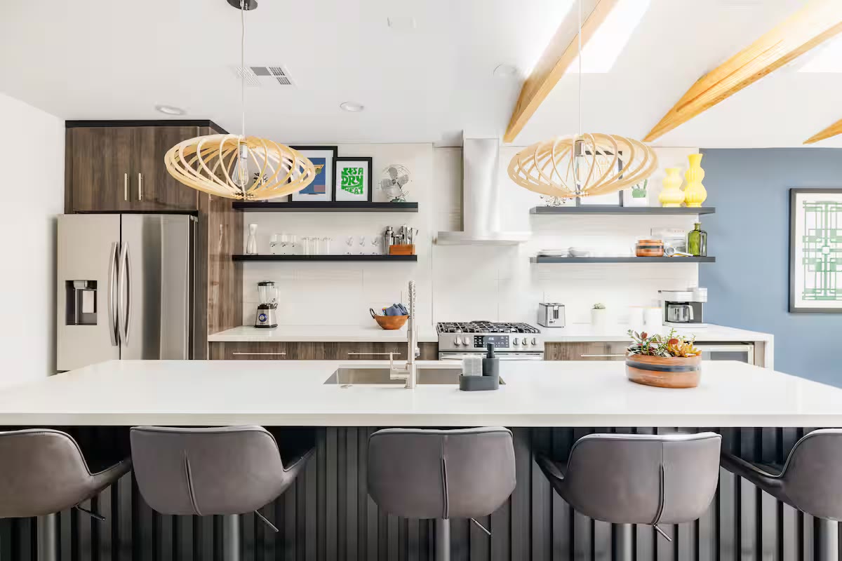 Modern All-En-Suite Home kitchen sink at a direct-booking vacation rental in Phoenix, Arizona