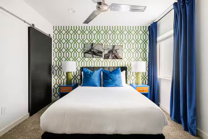 Modern All-En-Suite Home bedroom closet at a direct-booking vacation rental in Phoenix, Arizona