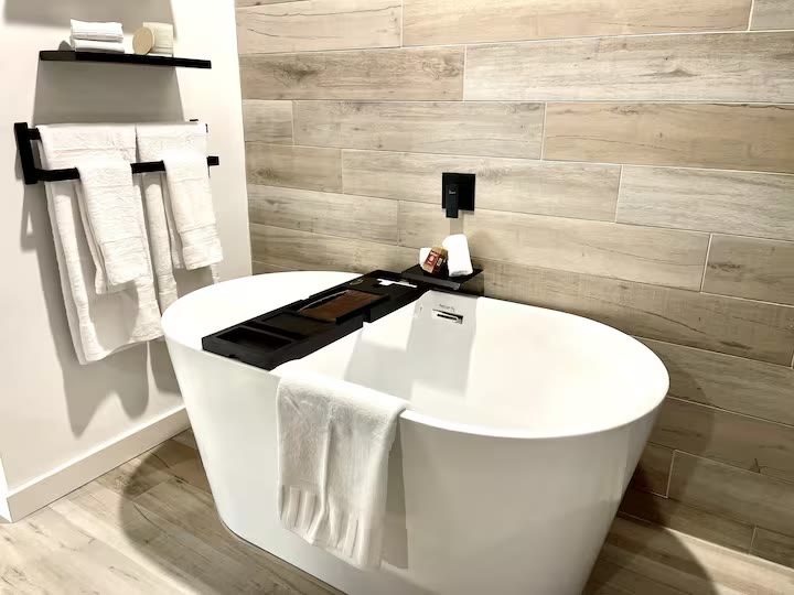 Modern All-En-Suite Home bathroom vanity at a direct-booking vacation rental in Phoenix, Arizona