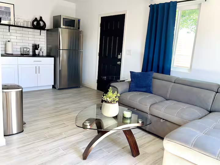Detached Studio Guesthouse - Kitchenette Appliances Detached Studio Guesthouse kitchenette appliances at a direct-booking vacation rental in Phoenix, Arizona
