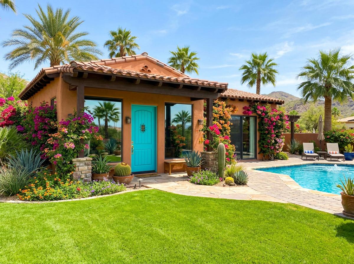 Palm Haven Pool House exterior in Phoenix
